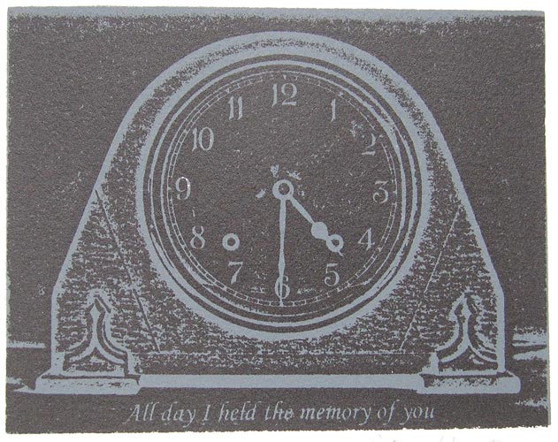 All Day I Held the Memory of you print image